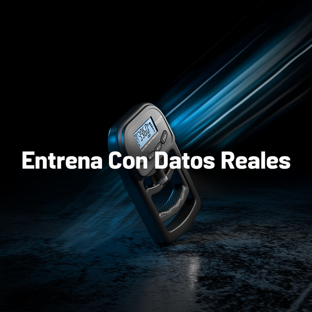 Dinamómetro digital de mano - Medidor de fuerza de agarre de 265 lb/120 kg para hombres y mujeres con USB y pantalla LCD