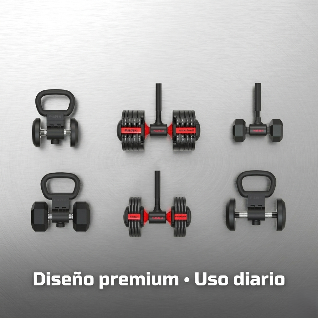 Transforma tu entrenamiento: Convertidor de mancuernas a barras X-Bell System - Barra de curl versátil, maza y asa para kettlebell