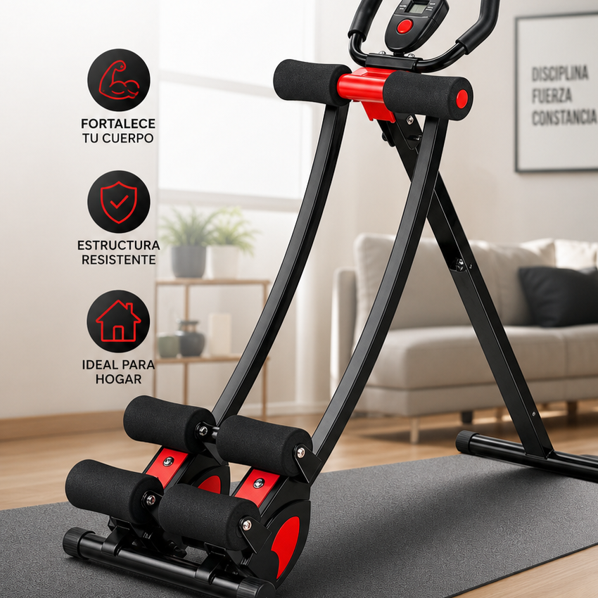 Máquina abdominal definitiva: entrenador abdominal para mujeres en casa - Equipo de entrenamiento eficaz para fortalecer el tronco.