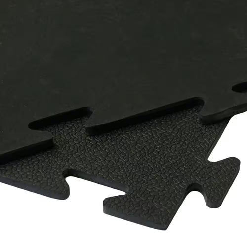 Armor-Lock Interlocking Rubber Tiles - 3/8" Thick, 20" x 20" - 16-Pack for 44 Sq. Ft. of Durable Fitness Flooring